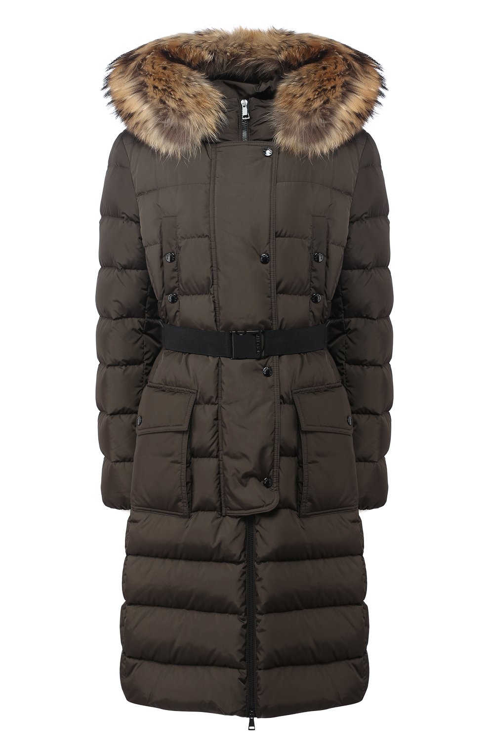 Пуховик с меховой отделкой капюшона MONCLER, арт. D2-093-49884-25-68065, фото 1