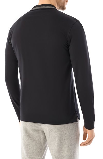 Хлопковое поло BOSS, арт. 50531787, фото 4