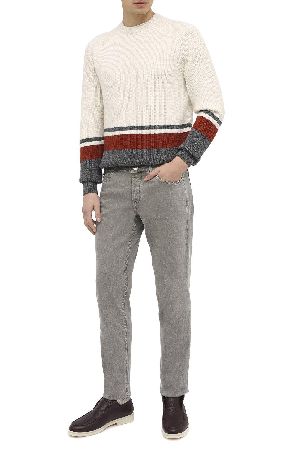 Кожаные ботинки open wintery walk LORO PIANA, арт. FAL4243, фото 2