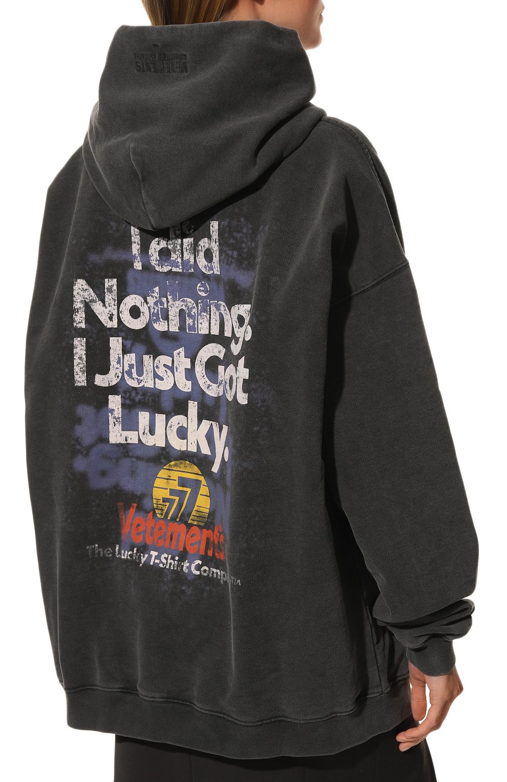 Хлопковое худи VETEMENTS, арт. UA53HD445B, фото 4