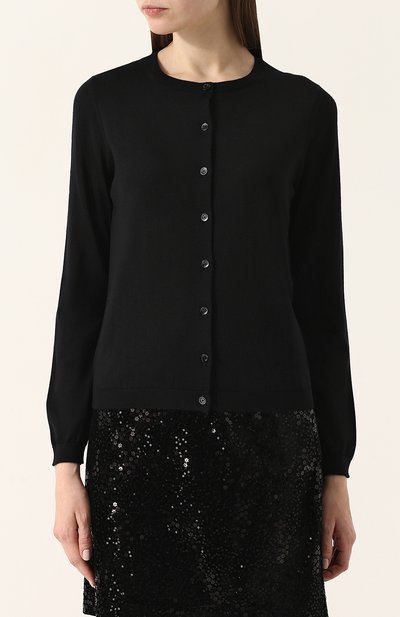 Кардиган на пуговицах из смеси кашемира и шелка REDVALENTINO, арт. PR3KA00V/1W7, фото 3