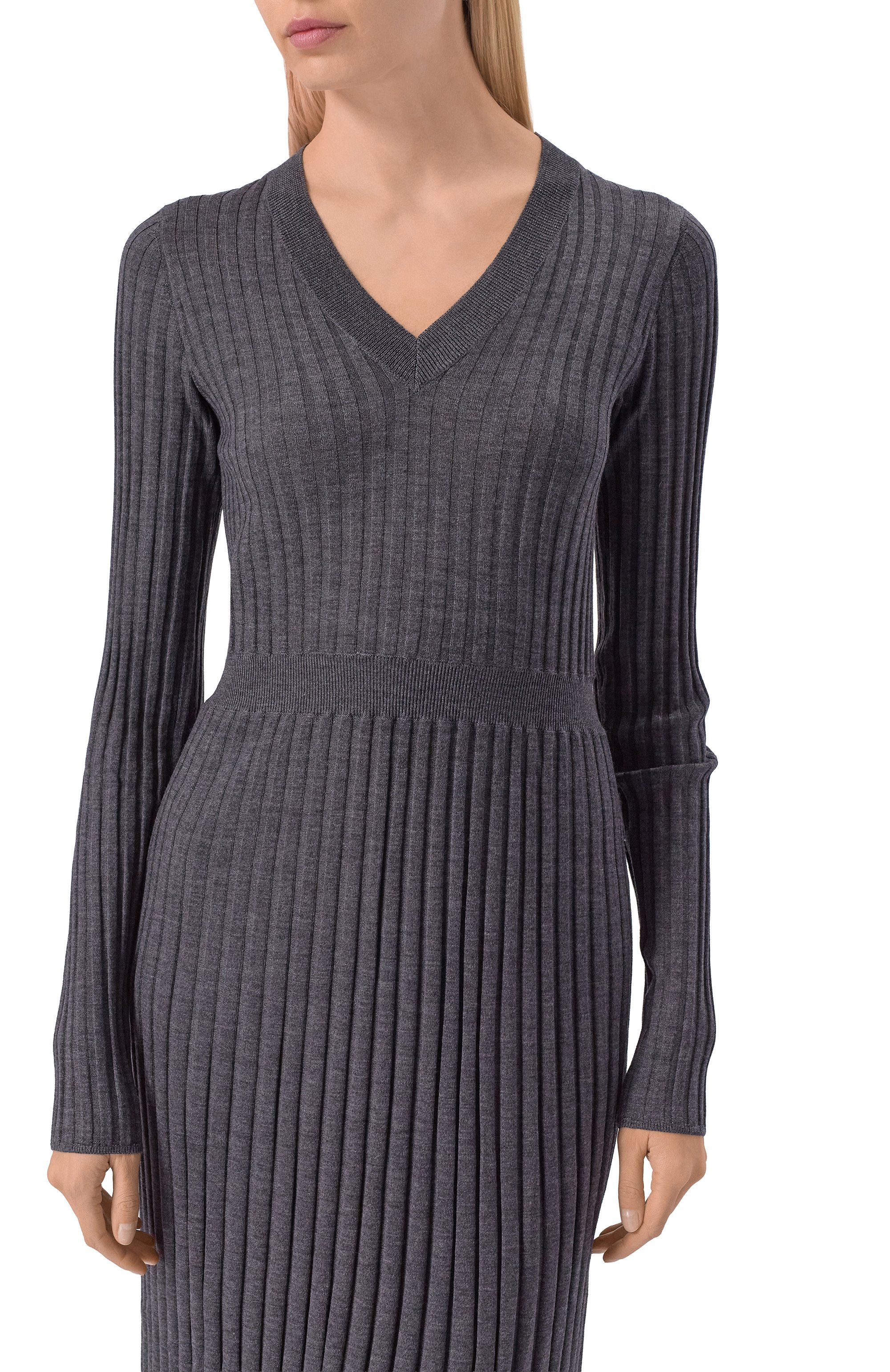 Шерстяное платье BRUNELLO CUCINELLI, арт. MHR895A92, фото 4