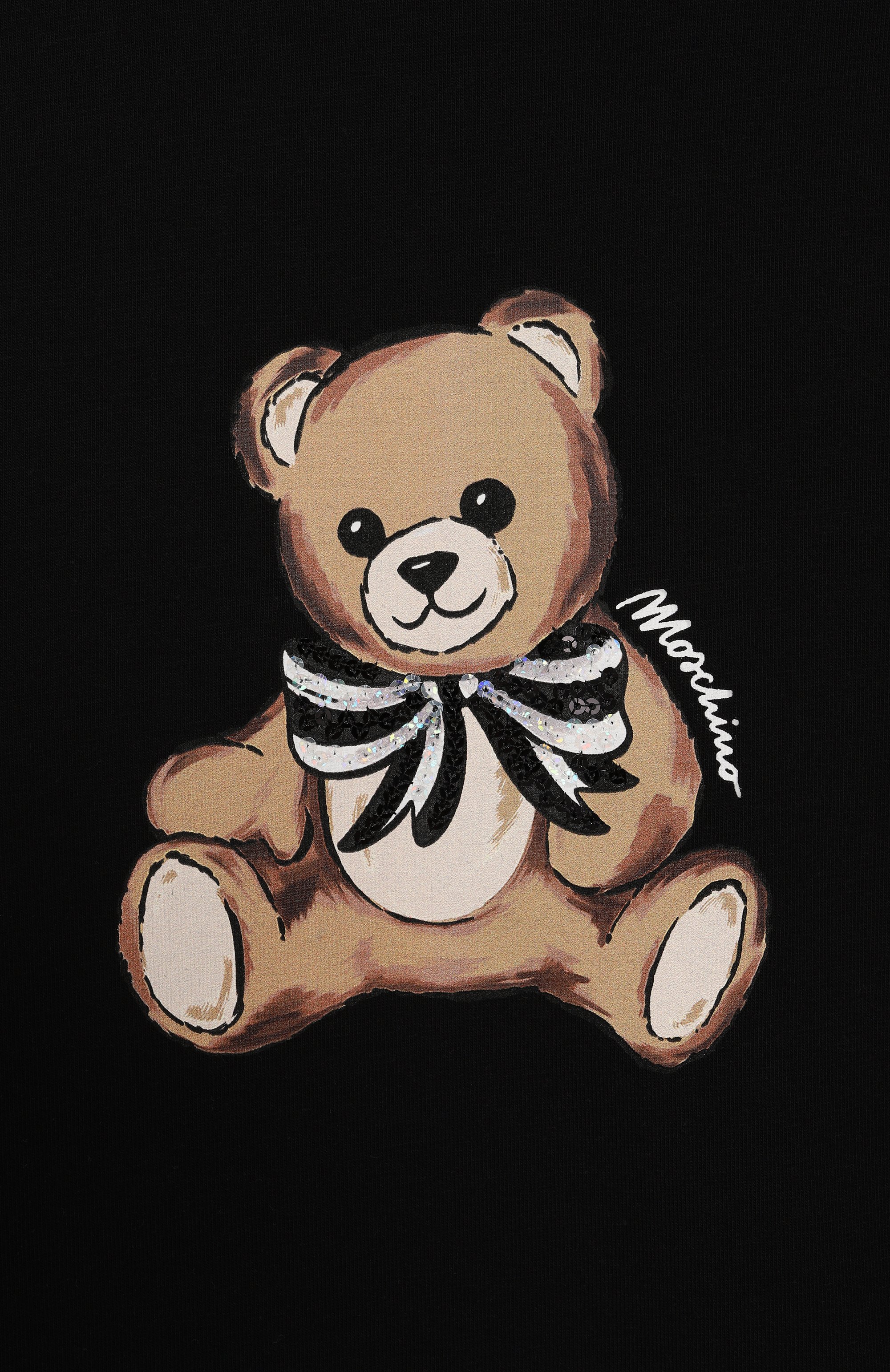 Хлопковая футболка MOSCHINO, арт. HCM06K/LBA11/10-14, фото 3