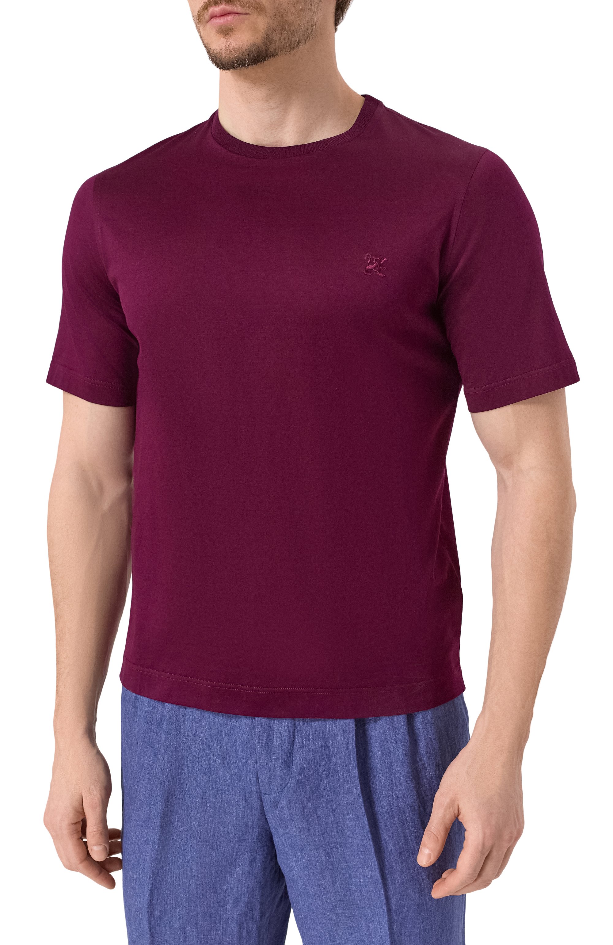 Хлопковая футболка ZILLI, арт. TSR02DM0110VZLI00, фото 3