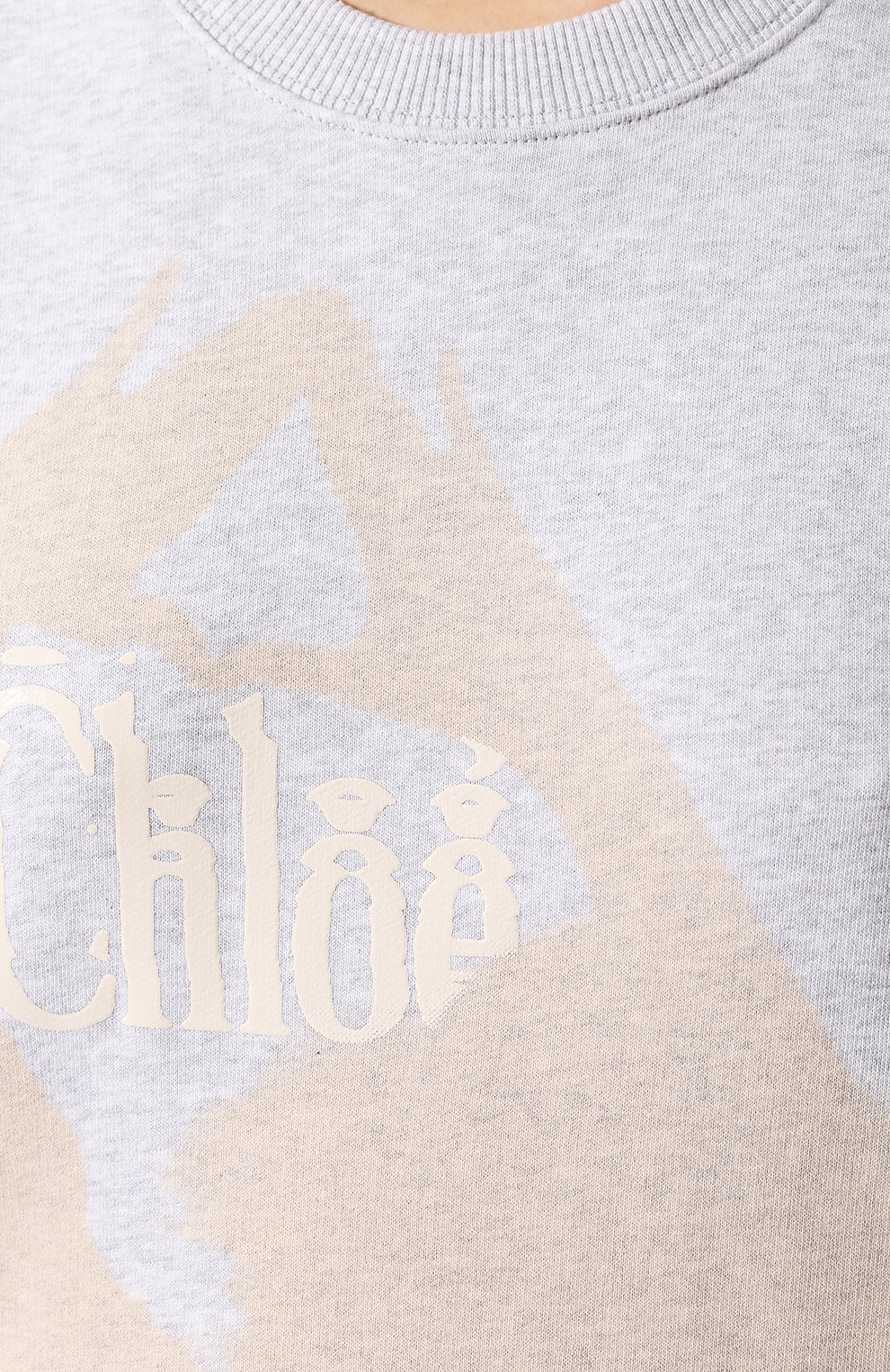 Хлопковый свитшот CHLOÉ, арт. CHC20SJH01085, фото 5