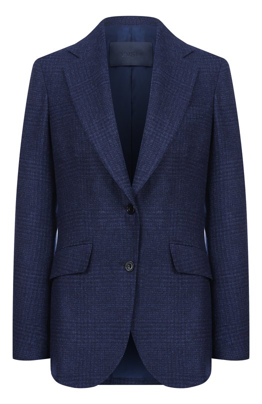 Жакет из шерсти и кашемира MVST SDG200/S0734005 Синий SDG200/S0734005