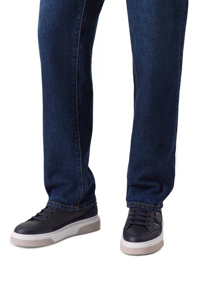 Кожаные кеды gancini FERRAGAMO, арт. 02A048/784538, фото 3