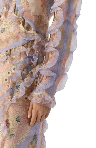 Платье изо льна и шелка ZIMMERMANN, арт. 6312DC261, фото 4