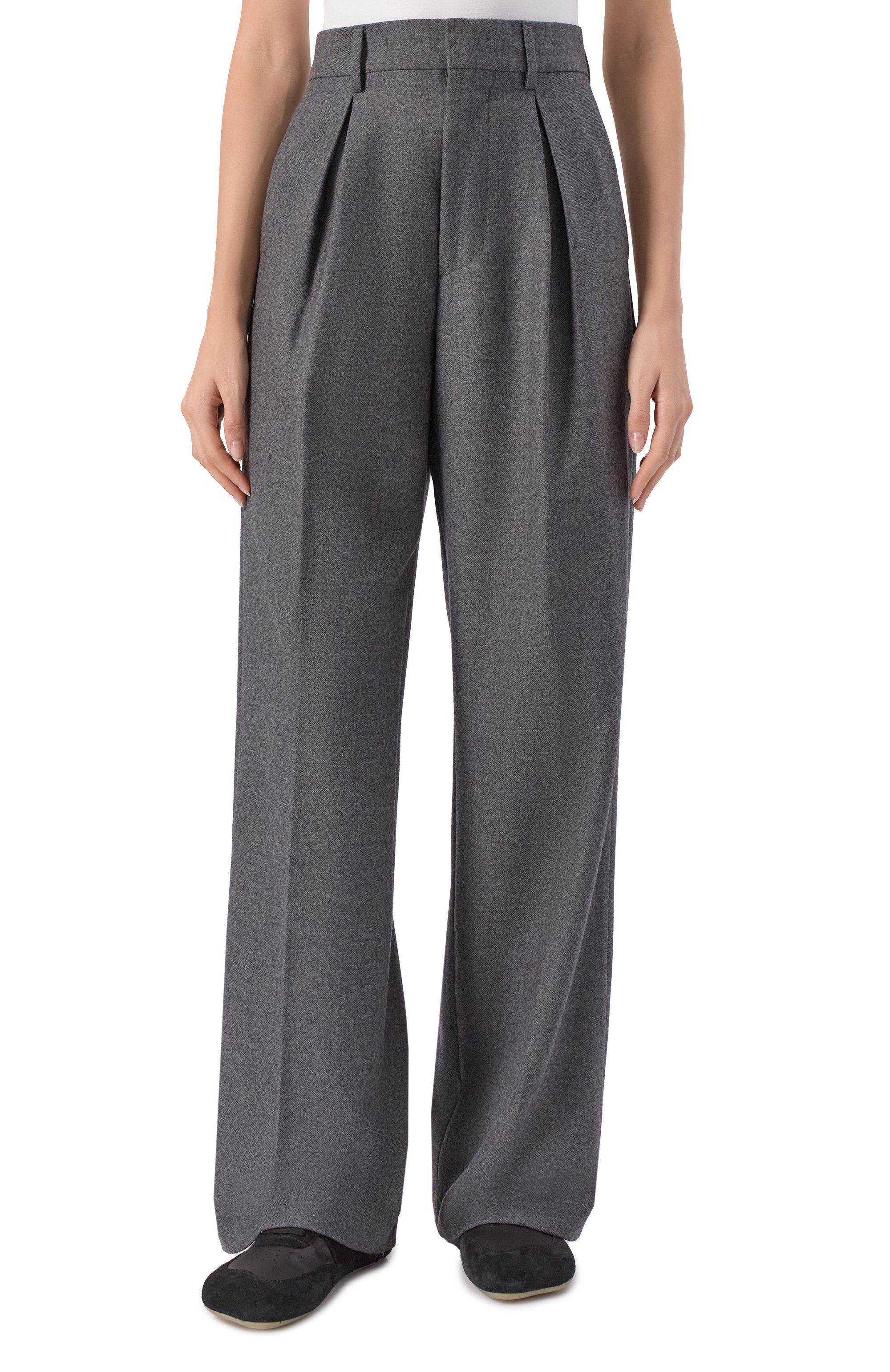 Шерстяные брюки MM6, арт. S52KA0540/M35466, фото 3