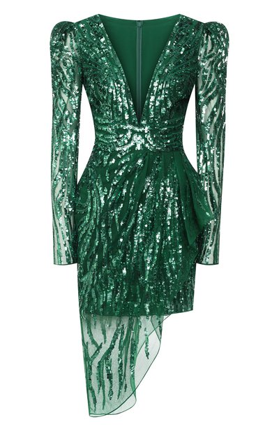 Платье с пайетками ZUHAIR MURAD, арт. DRP20024/EMCH002, фото 1