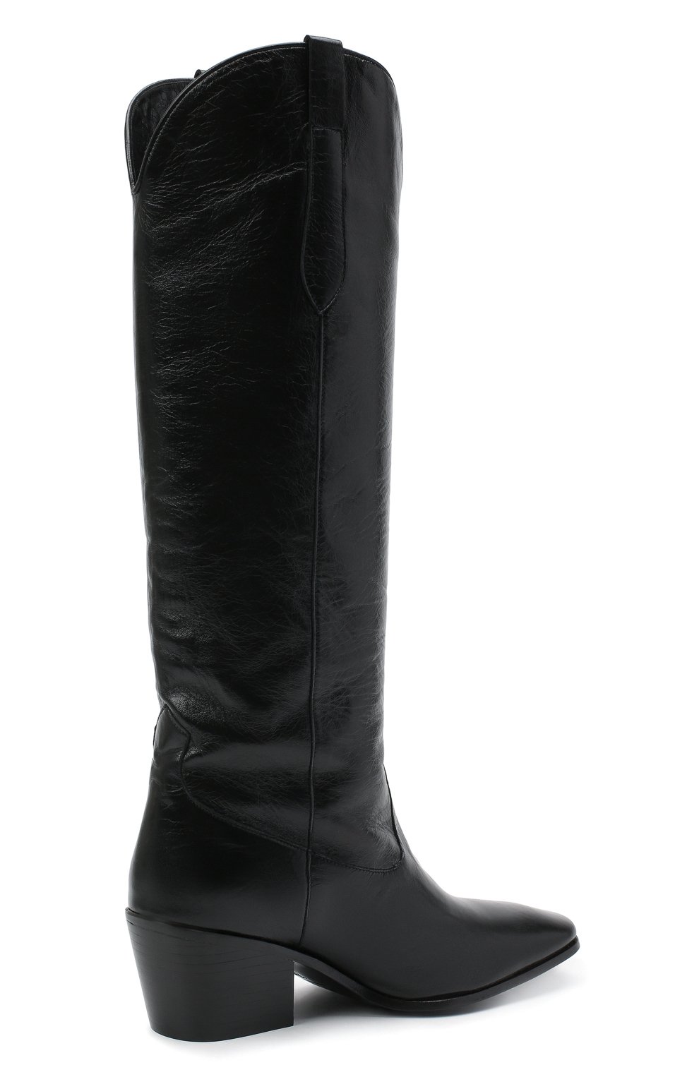 Кожаные сапоги willa BY FAR, арт. 20FWWLDBLCRE, фото 4