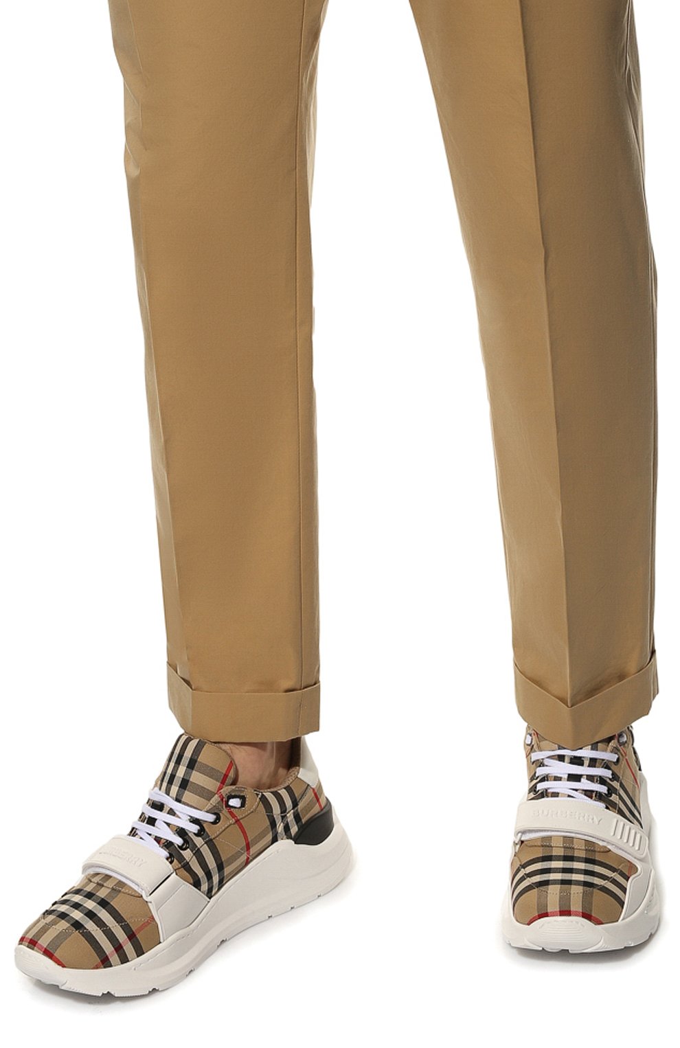 Текстильные кроссовки ramsey BURBERRY, арт. 8048577, фото 3