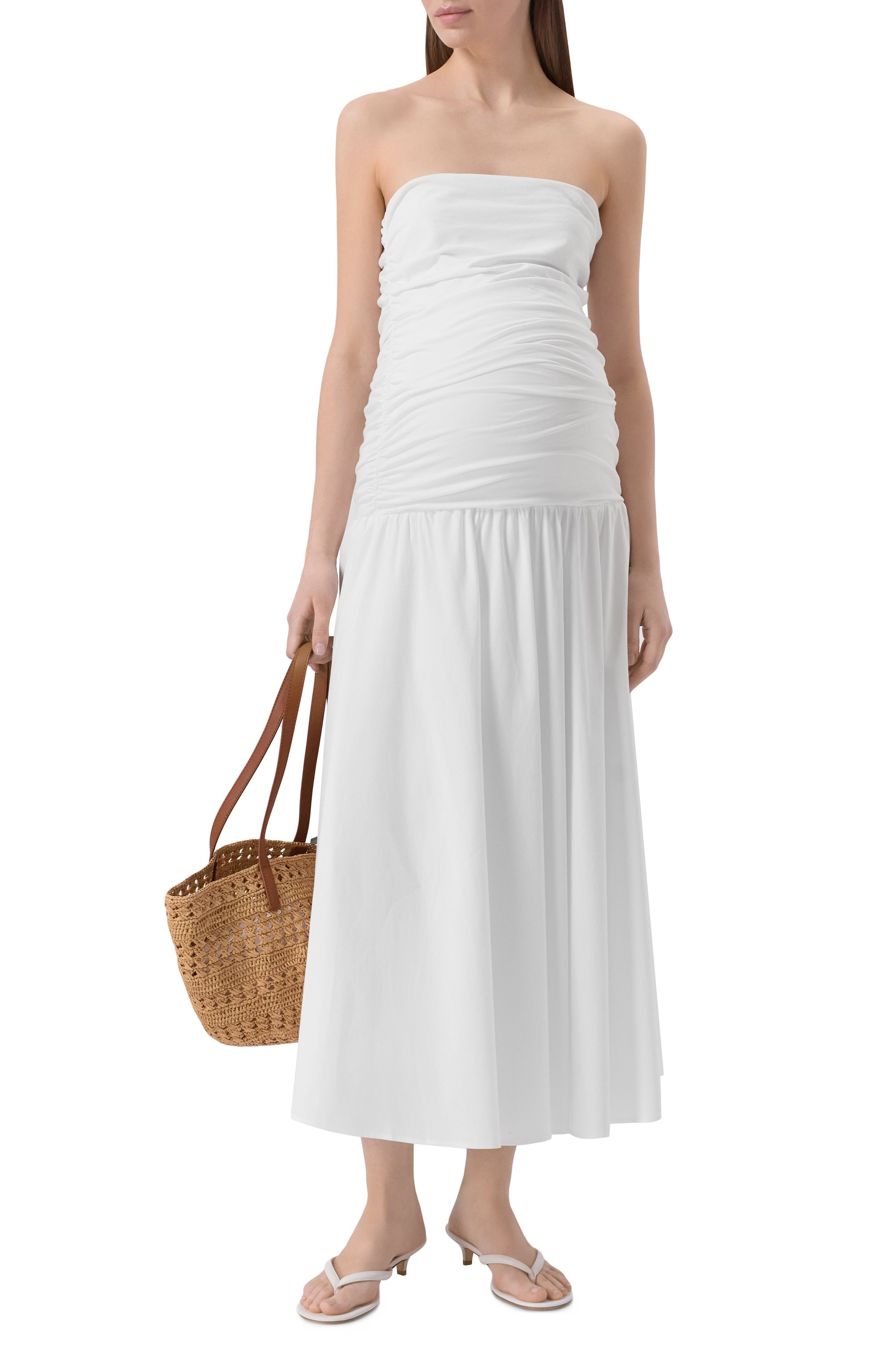 Хлопковое платье PIETRO BRUNELLI, арт. AG2518/C02937, фото 2