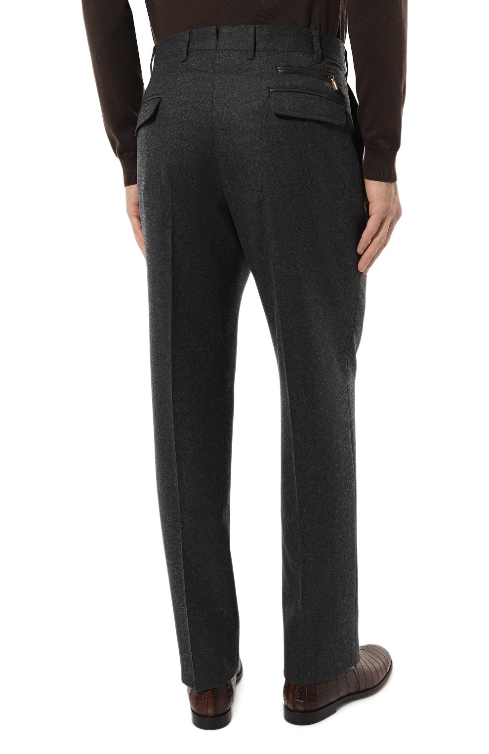 Шерстяные брюки ZILLI, арт. M0Q-40-38N--46438/0001, фото 4