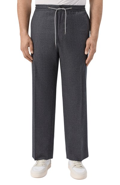 Шерстяные брюки CORNELIANI темно-серого цвета по цене 54850 руб., арт. 264L27-2618111, фото 3 Шерстяные брюки CORNELIANI, арт. 264L27-2618111, фото 3