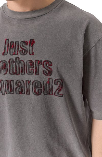 Хлопковая футболка DSQUARED2, арт. S74GD1403/S24583, фото 5