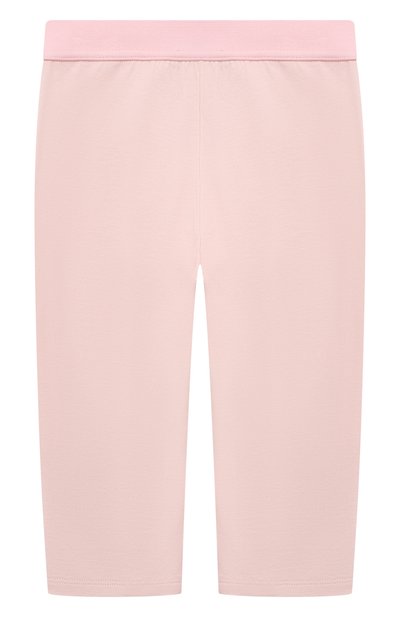 Хлопковые легинсы DOLCE & GABBANA светло-розового цвета по цене 13750 руб., арт. L2JPD3/G7L5S, фото 2 Хлопковые легинсы DOLCE & GABBANA, арт. L2JPD3/G7L5S, фото 2