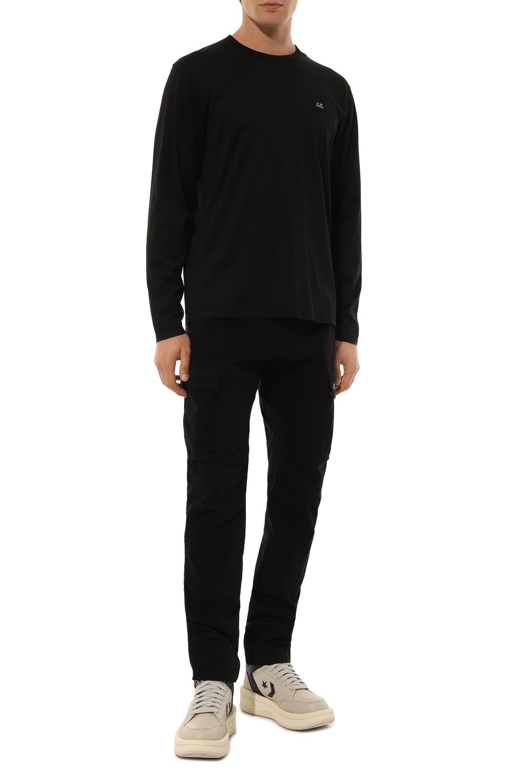 Хлопковый лонгслив C.P. COMPANY, арт. 17CMTS055A006374G, фото 2