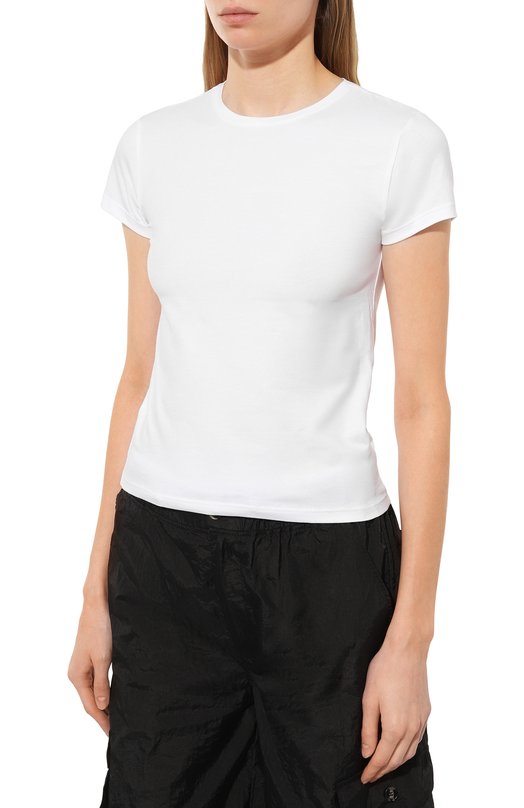 Хлопковая футболка ATM Anthony Thomas Melillo Белый, фото 3