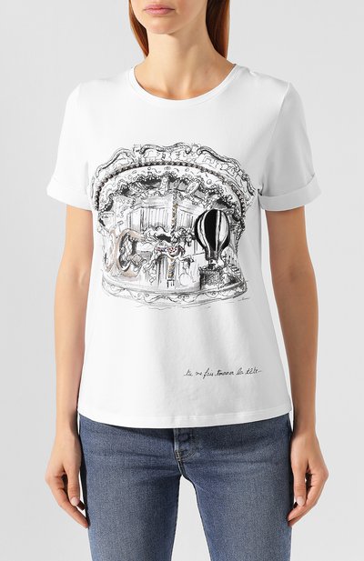 Хлопковая футболка WEILL, арт. 117505, фото 3