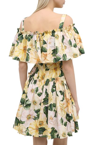 Хлопковое платье DOLCE & GABBANA, арт. F63X7T/HS5IA, фото 4