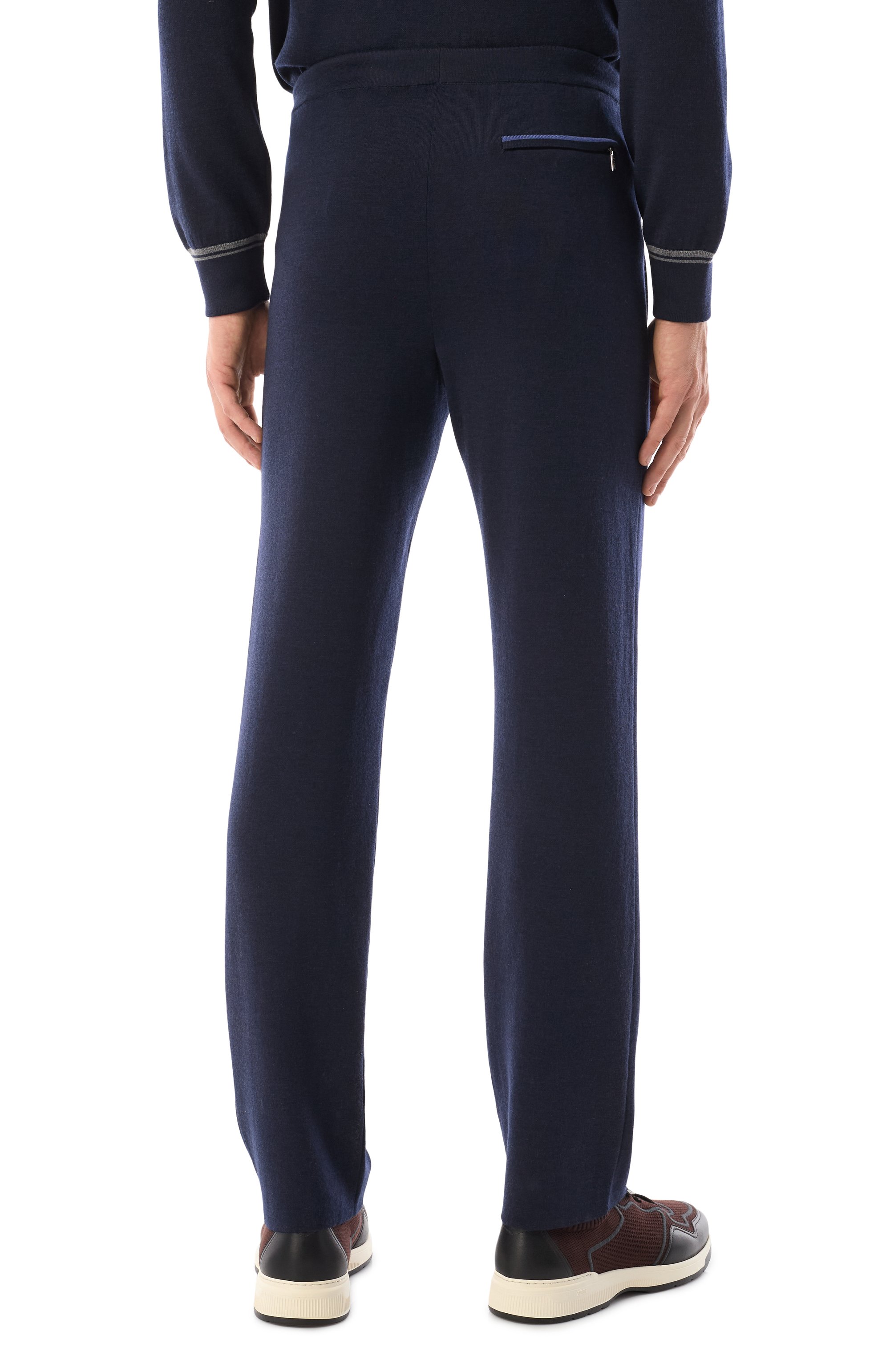 Брюки из шерсти и шелка ZILLI, арт. JSP011M0240VZDTB0, фото 4