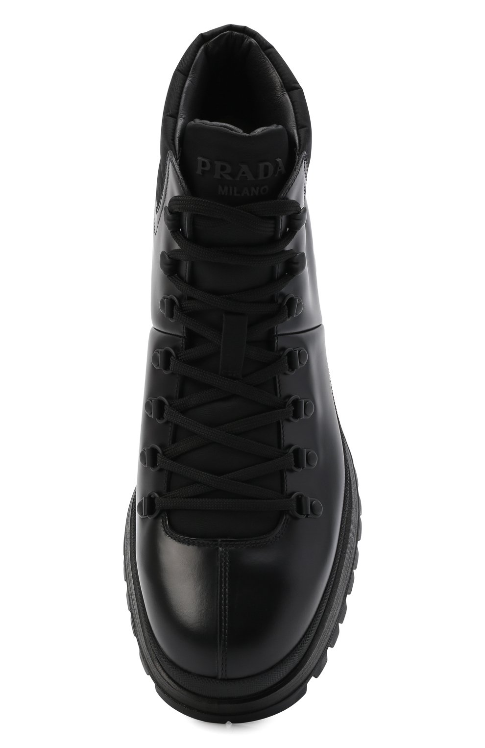 Кожаные ботинки PRADA, арт. 2TE179-3LFR-F0002-G000, фото 6