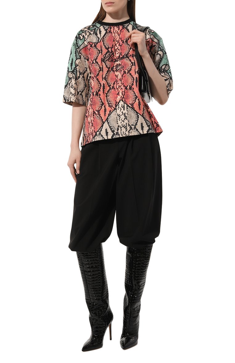 Хлопковая футболка BALMAIN, арт. CF1EH020/GD22, фото 1