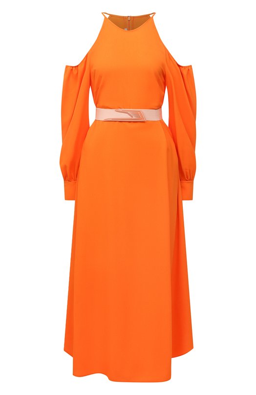 

Платье из вискозы Stella McCartney, Оранжевый