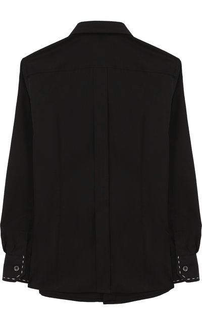 Хлопковая рубашка с контрастной вышивкой DOLCE & GABBANA, арт. L42S44/FU5GK/2-6, фото 2