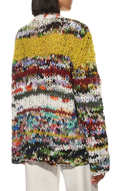 Кардиган из хлопка и шелка DRIES VAN NOTEN, арт. 221-011298-4711, фото 4
