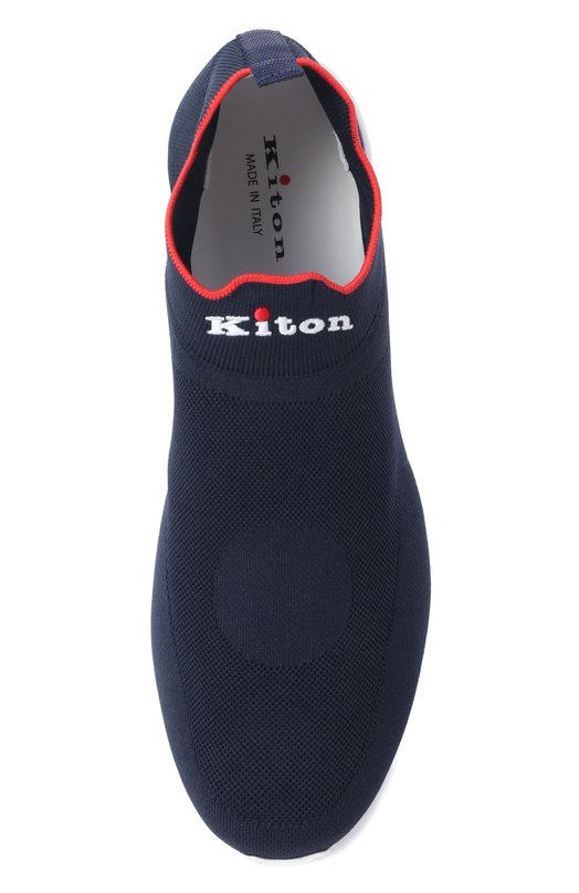 Текстильные кроссовки Kiton USSA089N01045 Синий  USSA089N01045 Фото 5