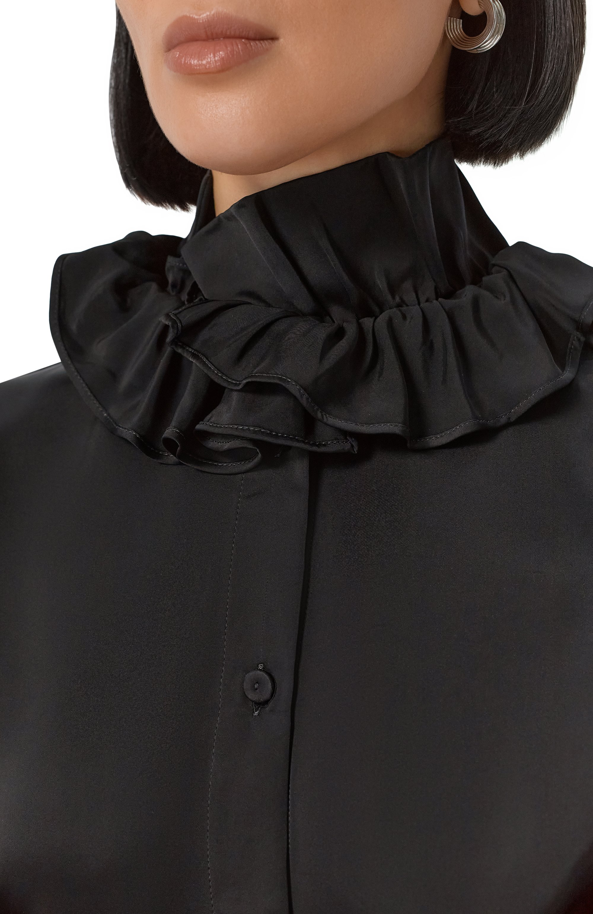 Блузка из вискозы JIL SANDER, арт. J01DL0163/J65022, фото 5