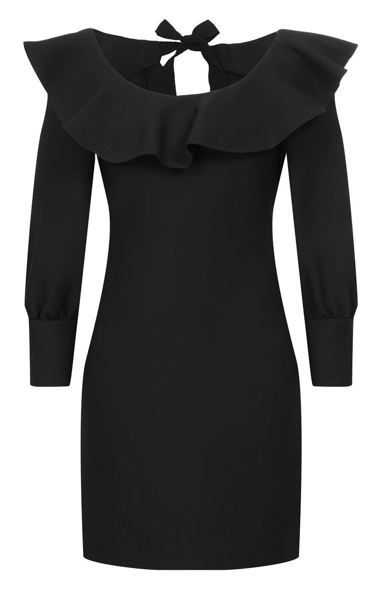 Платье из шерсти и шелка MIU MIU, арт. MF3526-1EVU-F0002, фото 1