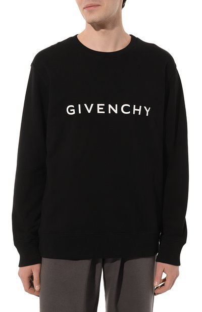 Хлопковый свитшот GIVENCHY, арт. BMJ0HA3YAC, фото 3