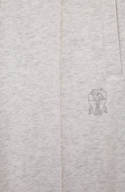 Хлопковые джоггеры BRUNELLO CUCINELLI, арт. BM836E346C, фото 3