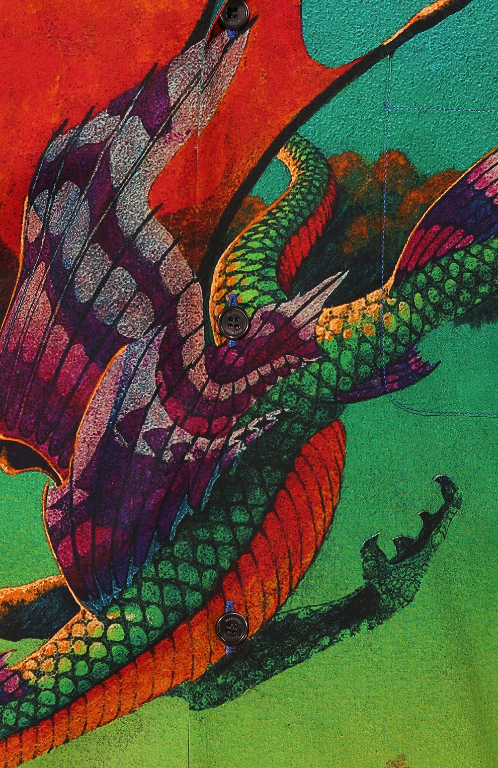 Хлопковая рубашка VALENTINO, арт. TV0AA77165S, фото 5