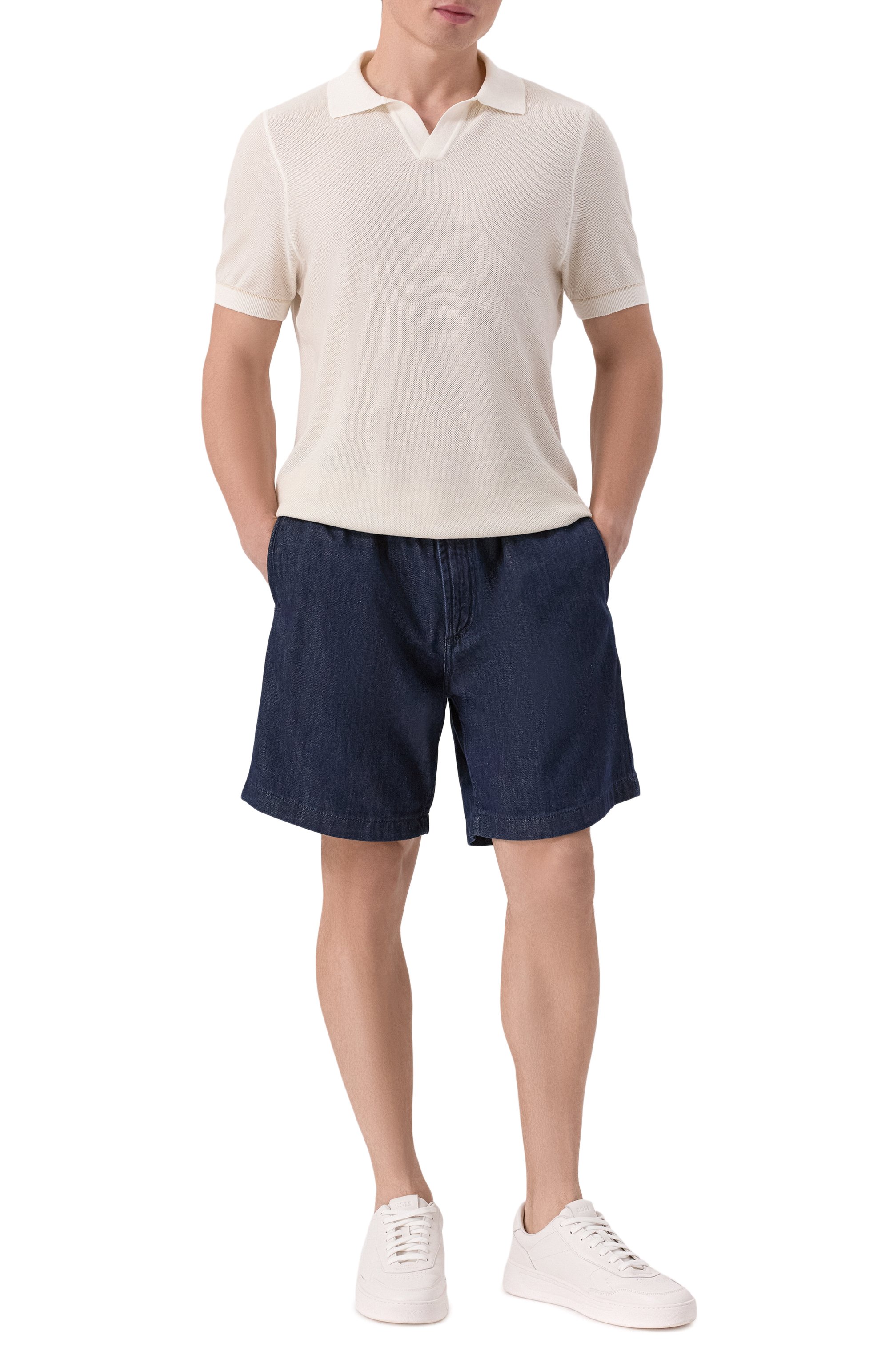 Поло из хлопка и лиоцелла BOSS, арт. 50537654, фото 2