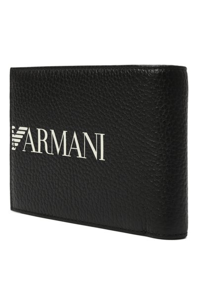 Кожаное портмоне EMPORIO ARMANI черного цвета по цене 22900 руб., арт. EM003591/AF19355, фото 2 Кожаное портмоне EMPORIO ARMANI, арт. EM003591/AF19355, фото 2