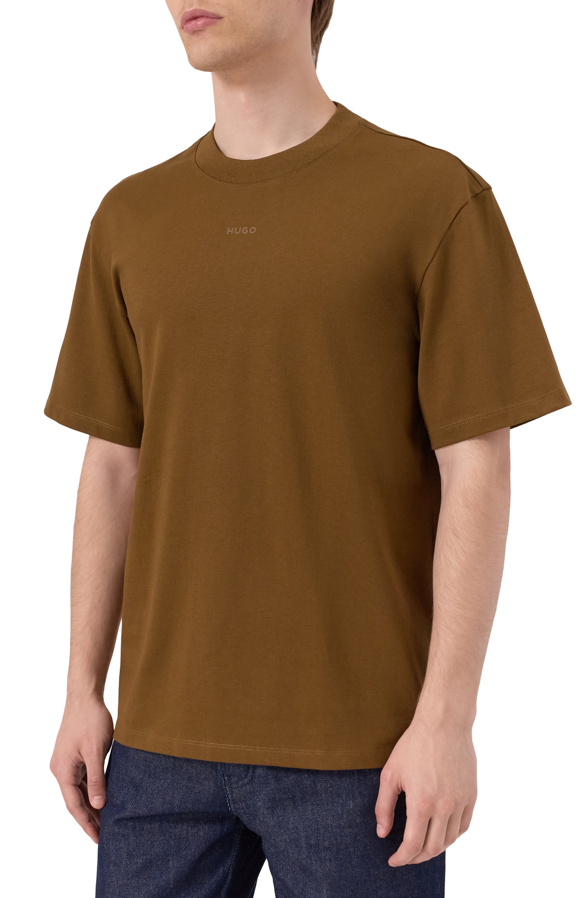 Хлопковая футболка HUGO, арт. 50488330, фото 3