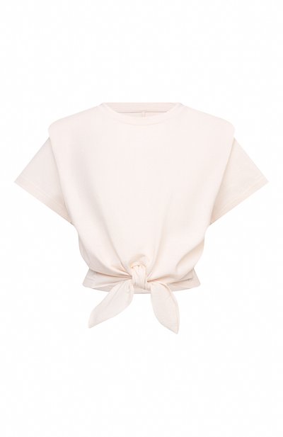 Женская хлопковая футболка ISABEL MARANT, арт. TS0780-21P027I/ZELIT0