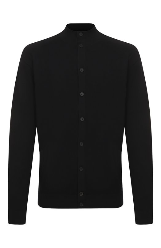 Кашемировый кардиган Stefano Ricci W505024B09/W25303/60 Чёрный W505024B09/W25303/60