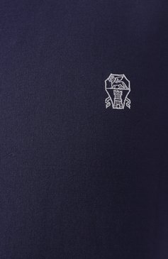 Мужская хлопковая футболка BRUNELLO CUCINELLI темно-синего цвета, арт. M0B137444G | Фото 6 (Драгоценные камни: Проставлено; Длина (для топов): Стандартные; Рукава: Короткие; Материал сплава: Проставлено; Стили: Кэжуэл; Принт: Без принта; Материал внешний: Хлопок; Мужское Кросс-КТ: Футболка-одежда; Кросс-КТ: Джерси)