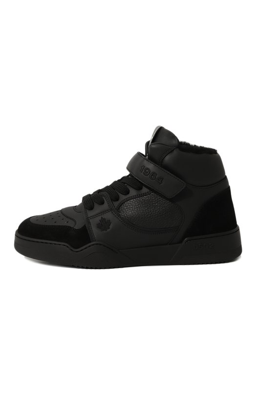 Кожаные кеды Spiker Dsquared2 SNM0371/23807617 Чёрный  SNM0371/23807617 Фото 4