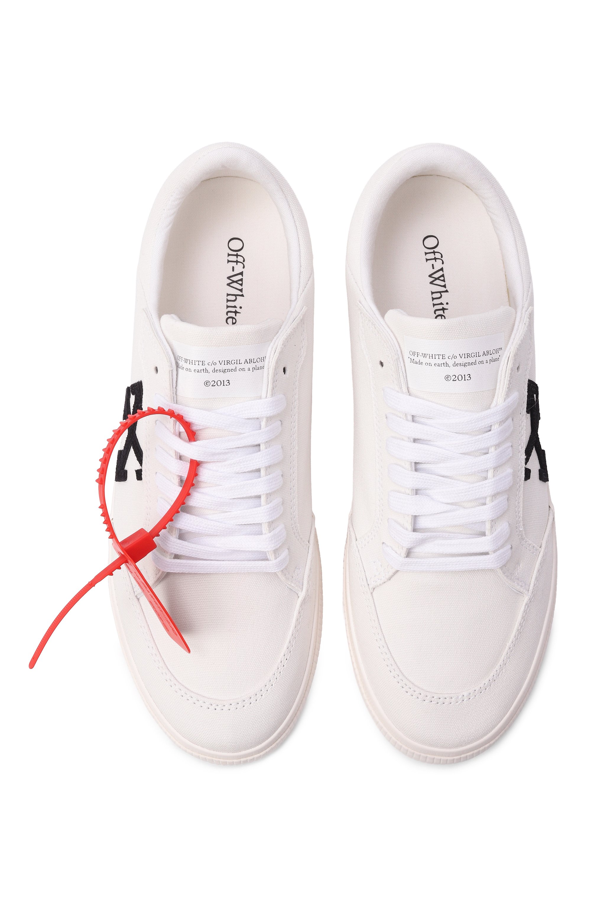 Текстильные кеды vulc OFF-WHITE, арт. 0MIA293C99FAB003, фото 5