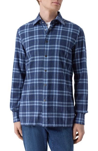 Хлопковая рубашка KITON, арт. UMCNERHH0906601, фото 3