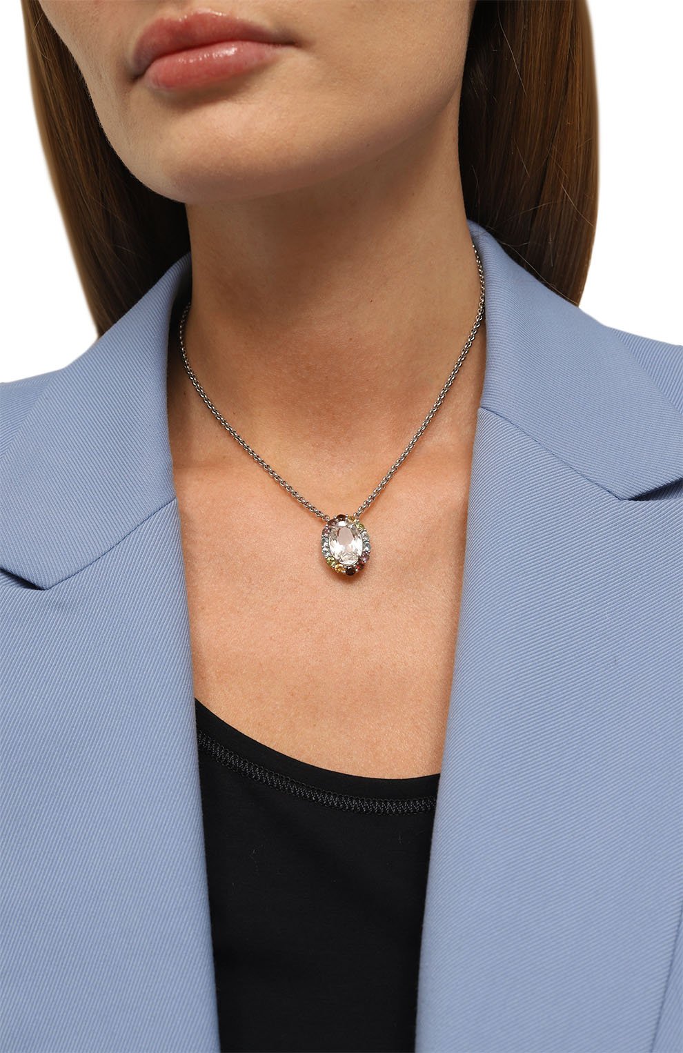 Радужная подвеска с хрусталем SECRETS JEWELRY разноцветного цвета по цене 35710 руб., арт. РПХОС00311, фото 2 Радужная подвеска с хрусталем SECRETS JEWELRY, арт. РПХОС00311, фото 2