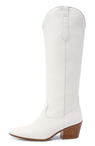 Кожаные сапоги willa BY FAR белого цвета по цене 89900 руб., арт. 20FWWLDWHGRL, фото 3 Кожаные сапоги willa BY FAR, арт. 20FWWLDWHGRL, фото 3