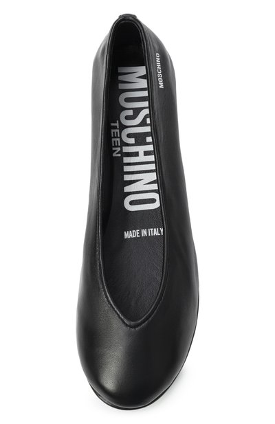 Кожаные балетки MOSCHINO, арт. 81894/VAR1/36-40, фото 4
