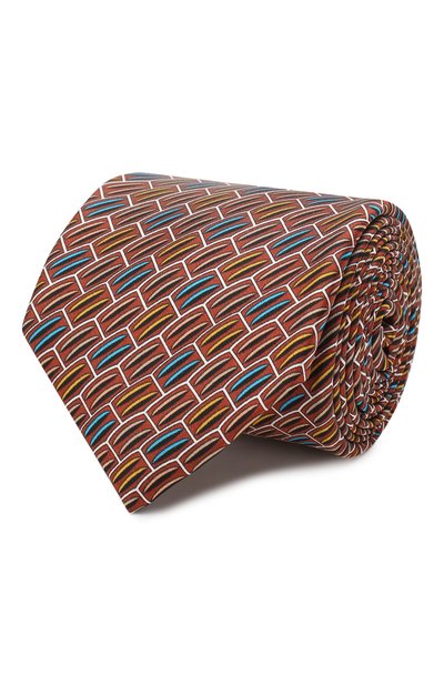 Мужской шелковый галстук ZILLI, арт. 50230/TIES